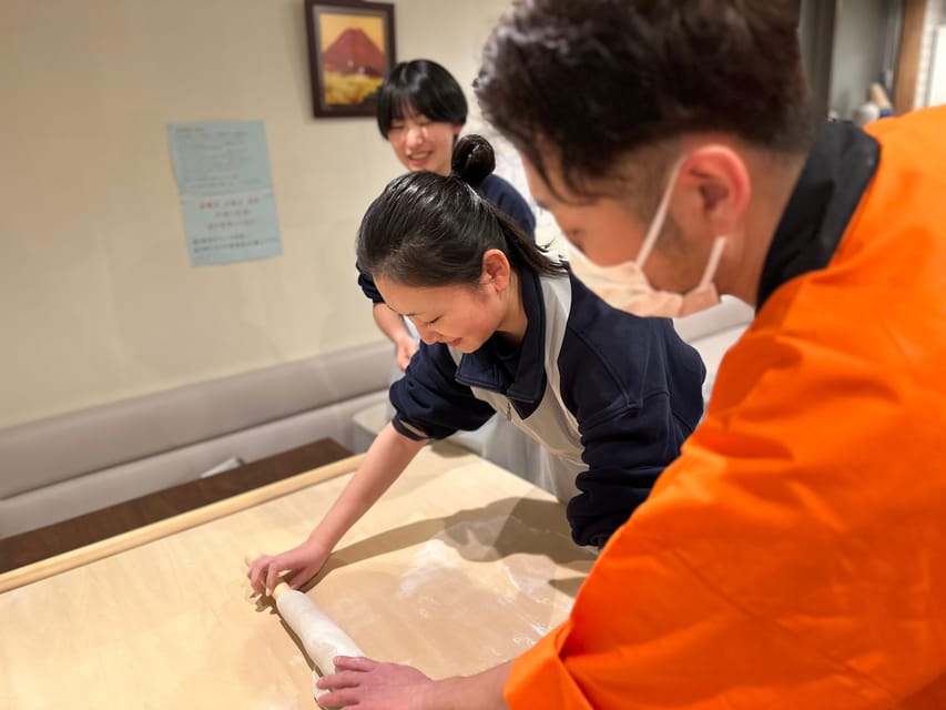 Authentic Handmade Soba Experience! - Mixing, rolling, and cutting the dough