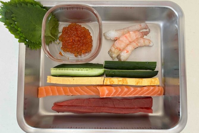 Hokkaido Seafood Sushi Rolls Experience with Matcha, in Sapporo - A Home Kitchen Instead of a Restaurant Table