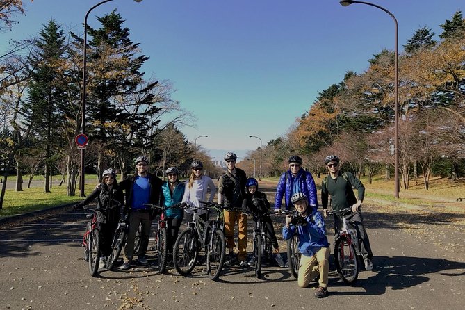 Nopporo Forest Mountain Bike Tour from Sapporo, presenting a retro Cycle cap - The sounds and wildlife of Nopporo