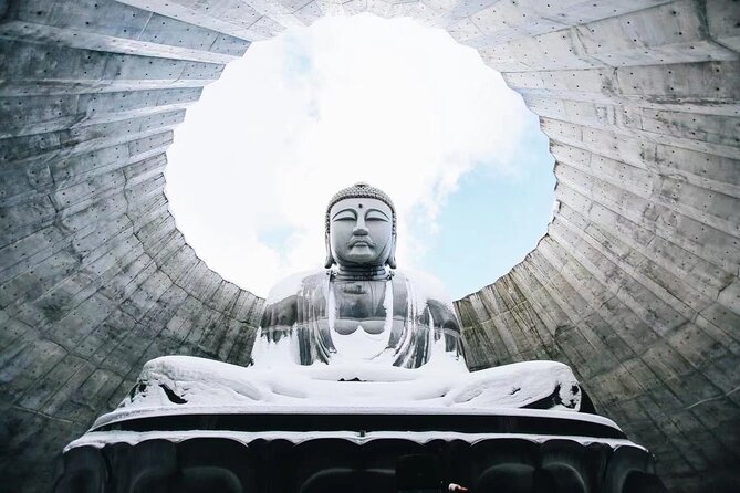 [Sapporo] Go by private car! Takino Cemetery, Hokkaido Shrine, Shiroi Koibito Park - Takino Cemetery and the Great Buddha’s hidden head