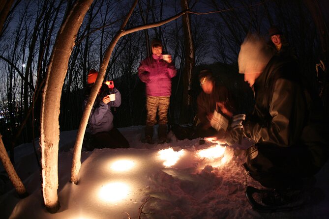 Sapporo Night Hike and Night View Private Guided Experience - Walking through the forest after dark