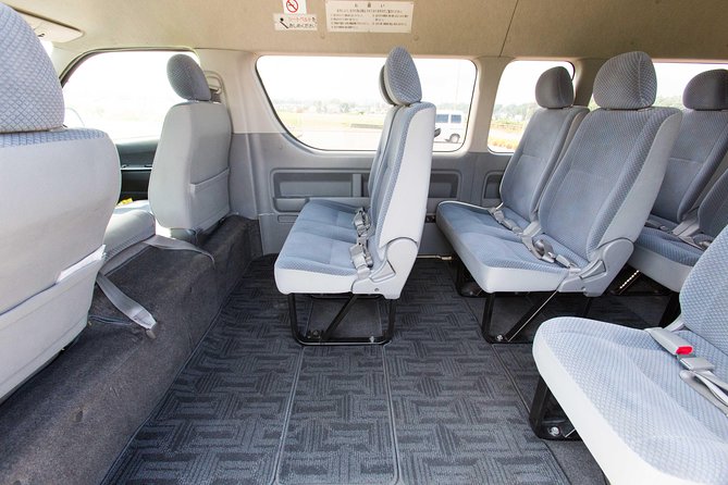 SkyExpress Private Transfer: New Chitose Airport to Noboribetsu (8 passengers) - Inside the vehicle: capacity matters more than vehicle style