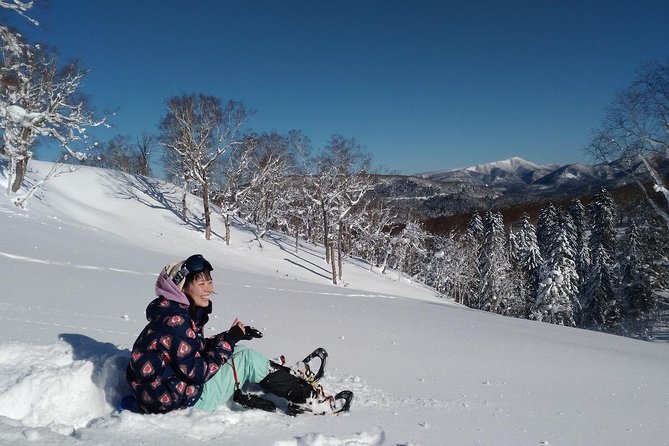 Snowshoe Hike Tour from Sapporo include hotel p/up & drop off - The quiet forest walk at Nakayama Pass