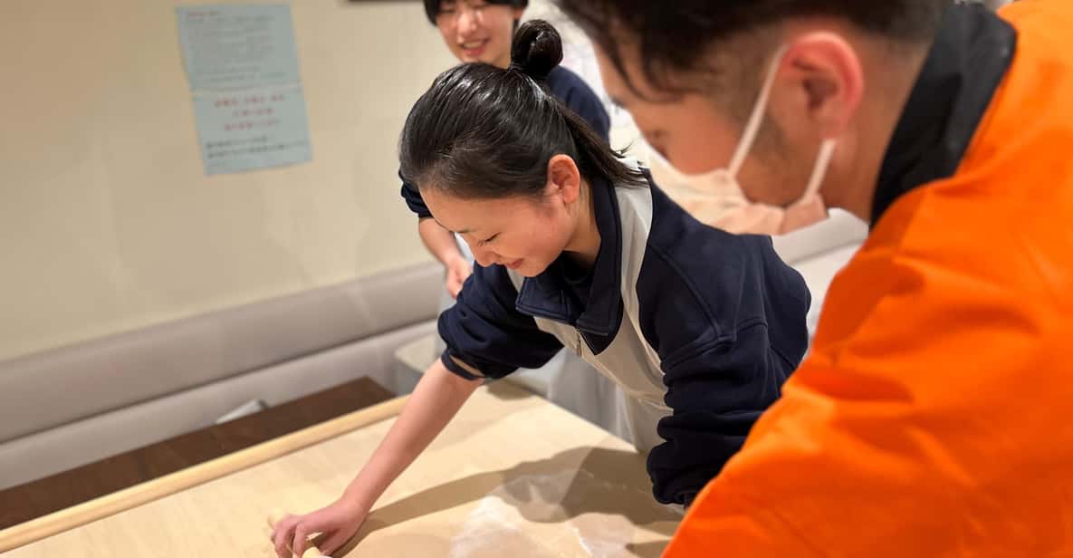 Soba noodle making experience and tempura, Hokkaido sakeplan - The soba and tempura meal at Mondo